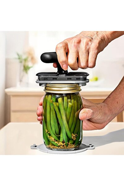 Generic Multi-Purpose Jar and Bottle Opener, Black, Stainless Steel, Jar-Open...