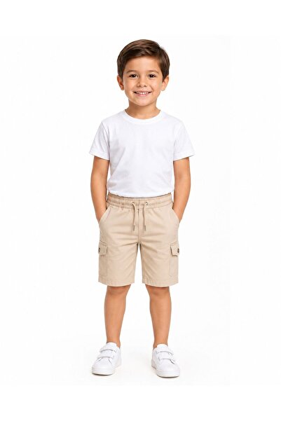 Tommiks Kids Pantaloni scurți pentru băieți, buzunar cargo piese