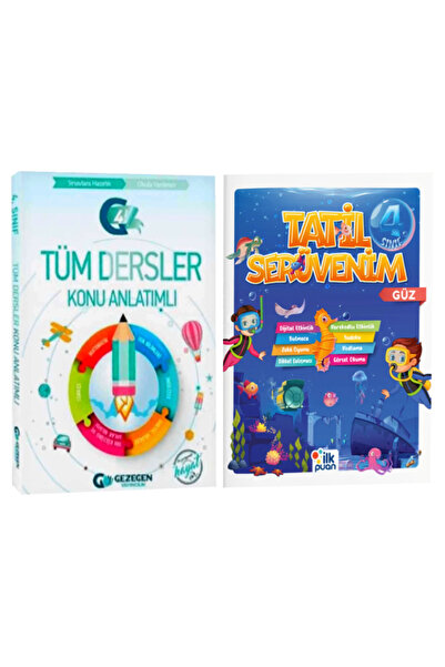 Sınav Yayınları 4. Sınıf Konu Anlatımlı+Tatil Serüvenim Güz