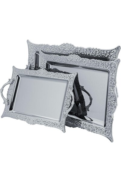 ALSAIF 3-piece rectangular serving tray with side handles from - perfect for ...