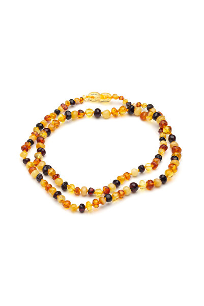 OTTOTESBİH Certified Baltic Genuine Amber Adult Amber Necklace