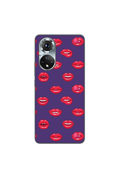 OEM Husa compatibila cu Honor 50 Silicon Gel Tpu Model Buze Pattern