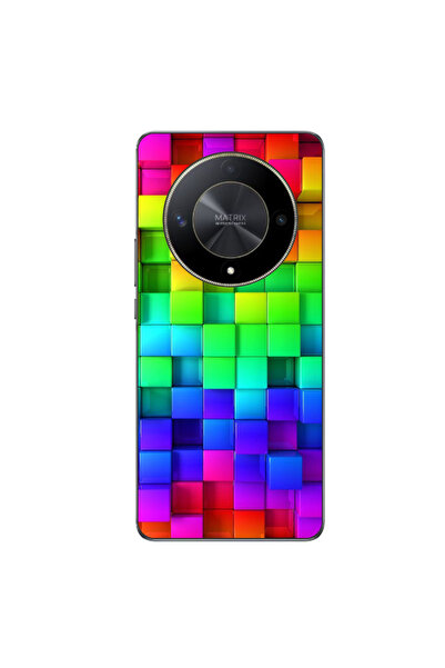 OEM Husa compatibila cu Honor Magic6 Lite Silicon Gel Tpu Model Colorful Cubes