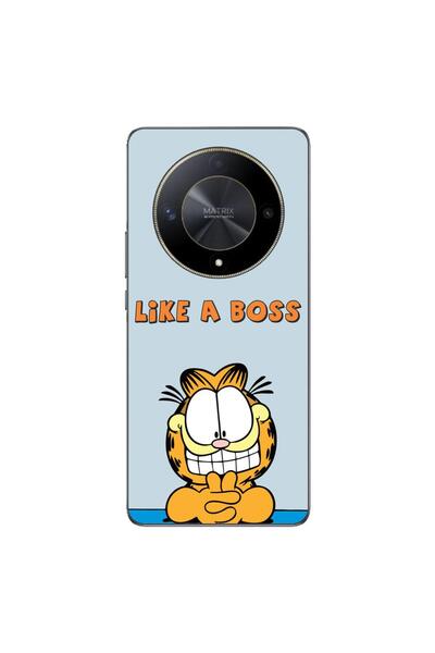 OEM Θήκη συμβατή με Honor Magic6 Lite Σιλικόνης TPU με σχέδιο Garfield Like A...
