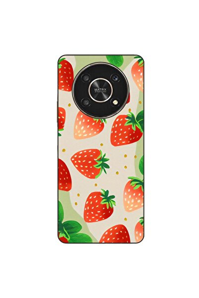 OEM Husa compatibila cu Honor X30 Silicon Gel Tpu Model Capsuni Pattern