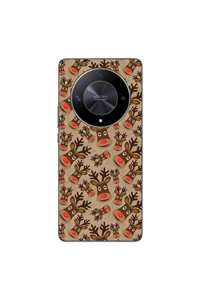 OEM Husa compatibila cu Honor Magic6 Lite Silicon Gel Tpu Model Craciun Rudol...