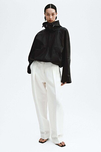 H&M Oversized leather anorak