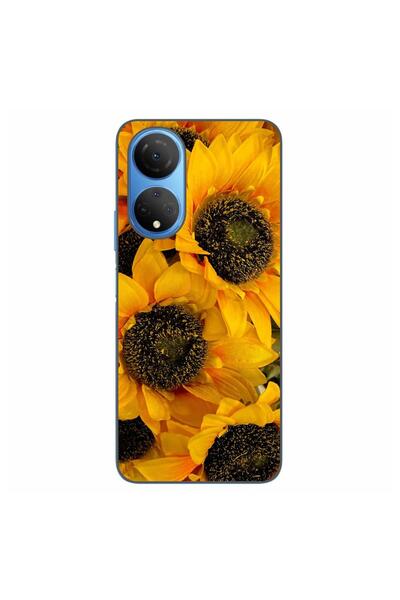 OEM Husa compatibila cu Honor X7 Silicon Gel Tpu Model Floarea Soarelui