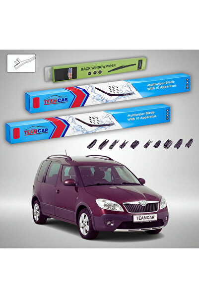 TEAMCAR Σκόντα Ρούμστερ 5J 2013-2015 Μάκτρα Υαλοκαθαριστήρων |   Σετ Επίπεδων...