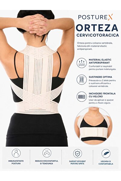DEMOTEKS Orteza suport ortopedica de cervicotoracica posturex, large