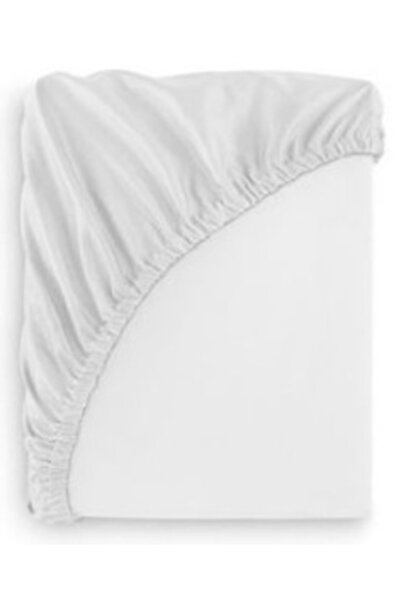 Beberoyal Set 2 cearșafuri cu elastic 120*60 100% bumbac alb