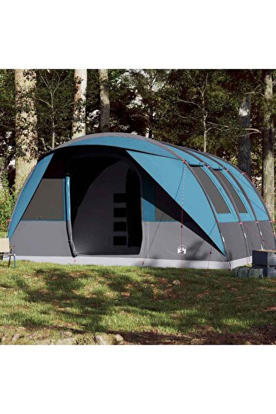 vidaxl 7-person tunnel family tent, blue, Waterproof