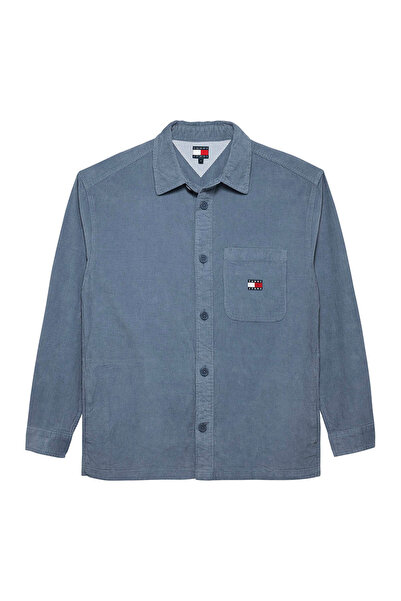 Tommy Hilfiger Cămașă tip overshirt pentru bărbați, din corduroy, cărămiziu, ...