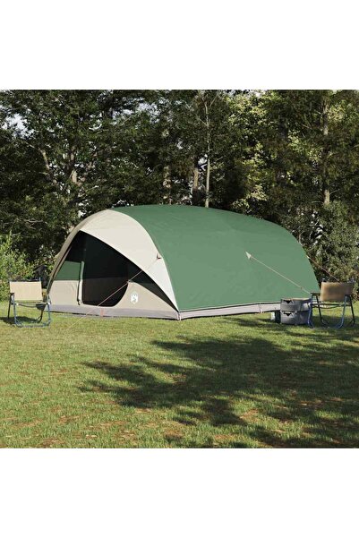 vidaxl Cort tunel cu acoperis Verde 500 x 348 x 200 cm tafta