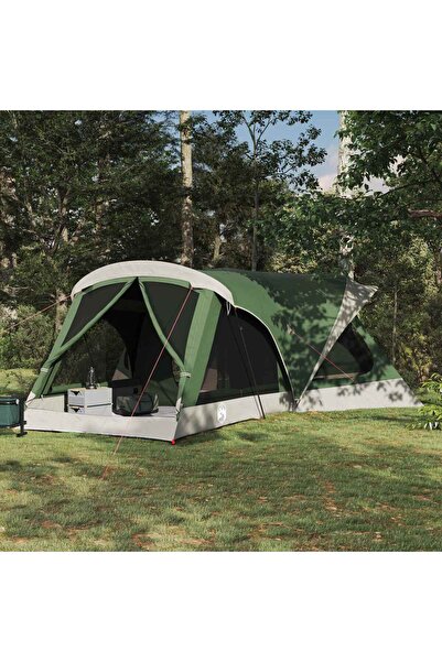 vidaxl Cort de Familie Verde 550 x 555 x 208 cm