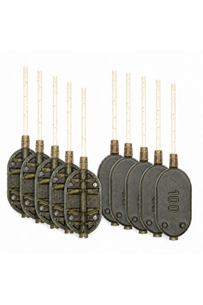 FRY Method Feeder Classic Flat L Grip Interschimbabil tija 100g, set 10buc