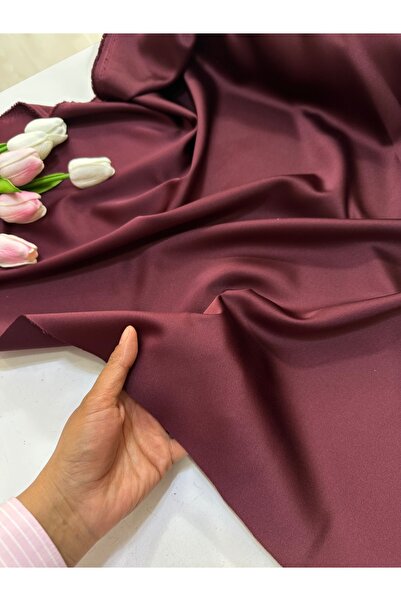 İzmitkumaş Bordo asetat saten kumaş