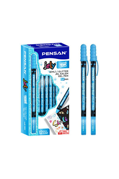 Pensan Silvery Gel Ballpoint Pen 1.0 mm
