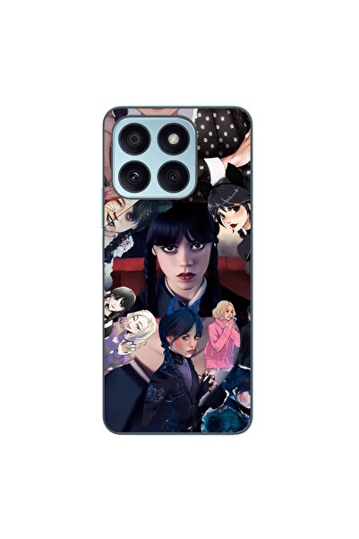 OEM Husa compatibila cu Honor X8b Silicon Gel Tpu Model Wednesday Addams Cola...