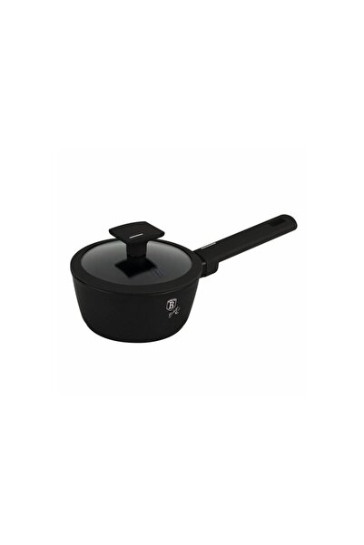 Berlinger Haus Αντικολλητικό Κατσαρολάκι με Καπάκι 16cm, Matte Black Collecti...