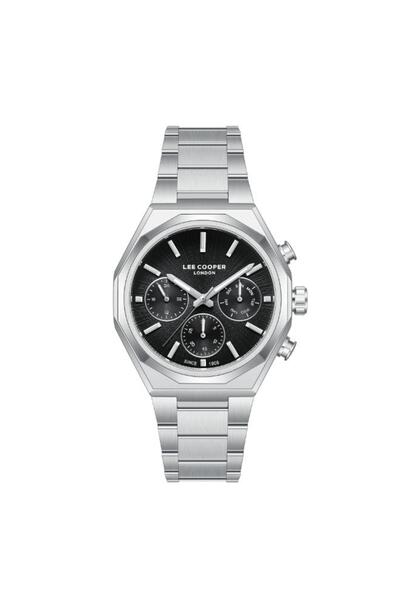 Lee Cooper Men's MULTIFUNCTION Gun Black Dial Watch - LC08402.350
