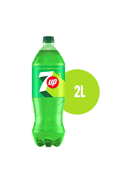 Seven up Carbonated soft drink with lemon and lime flavor 7Up, 2 L