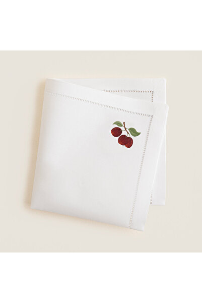 Chakra Prune Napkin 40X40 cm White