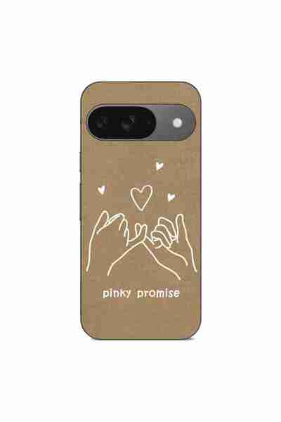 OEM Husa compatibila cu Google Pixel 9 Silicon Gel Tpu Model BFF Pinky Promise