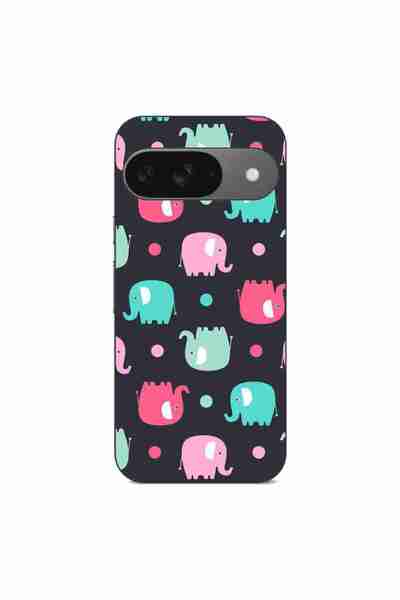 OEM Husa compatibila cu Google Pixel 9 Silicon Gel Tpu Model Pattern Elefant