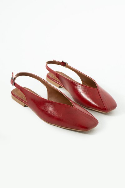 Vaghessa Shoes Vaghessa Lumira Women's Shoes Ballet Flats Slingback Ballet Flats with Open Back