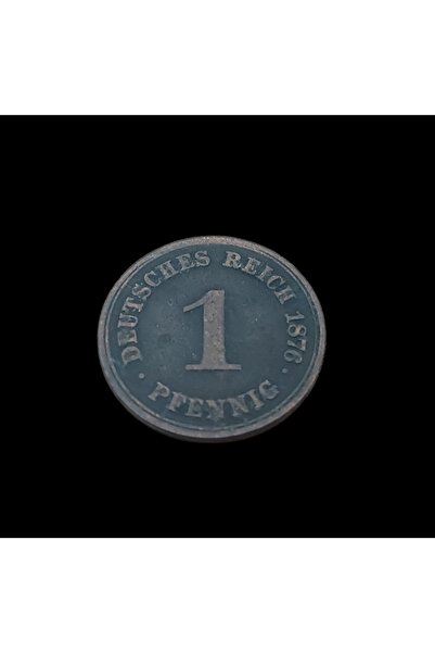 kho military design 1 Pfennig Almanya 1876 (Orjinal Ürün)