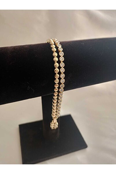 inci çelik aksesuar Double Row Steel Bracelet