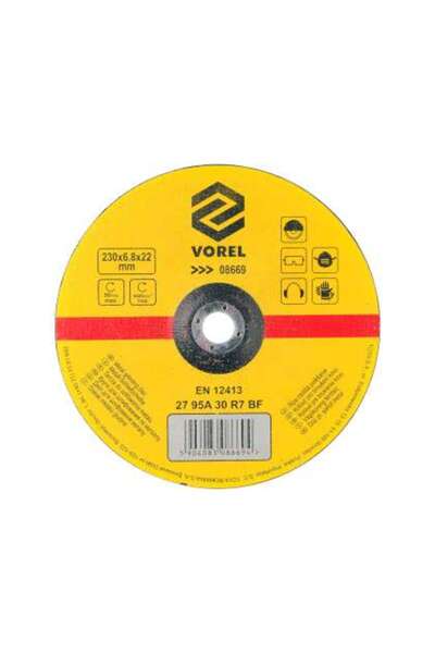 Vorel Disc abraziv pentru metal 230X6.8X22mm