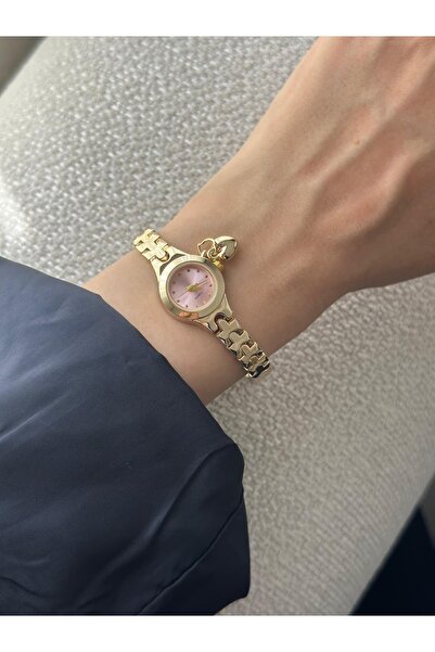 MERW Gendry Model Gold Pink Color Vintage Series Metal Cord Women Wrist Watch