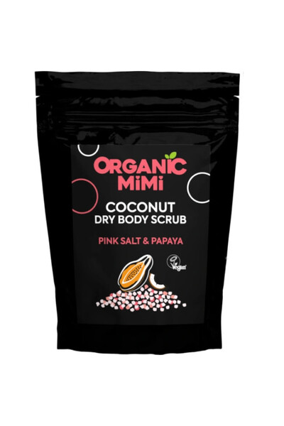 ORGANİC MİMİ body scrub with pink salt, papaya, and coconut 150 g