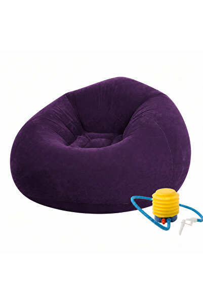 OEM Fotoliu Gonflabil Tip Puf cu Pompa Inclusa, Catifea, Pliabil, Ergonomic, ...