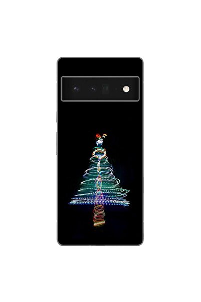 OEM Husa compatibila cu Google Pixel 6 Pro Silicon Gel Tpu Model Craciun Brad...