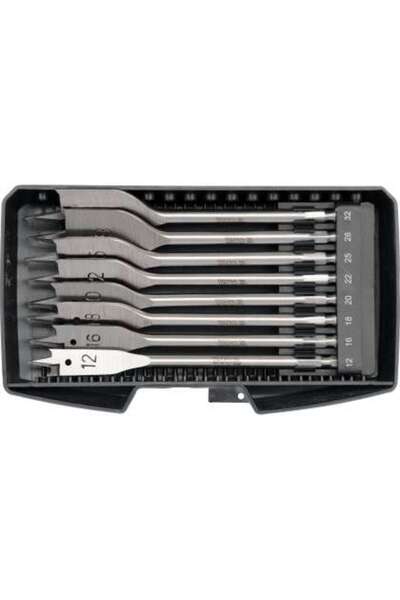 yato Set Burghie Plate Pentru Lemn 12-32Mm, 8 Buc