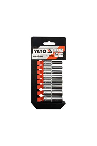 yato Set Tubulare 1/4'', 8 Buc