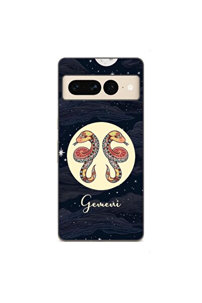 OEM Husa compatibila cu Google Pixel 7 Pro Silicon Gel Tpu Model Horoscop Gemeni