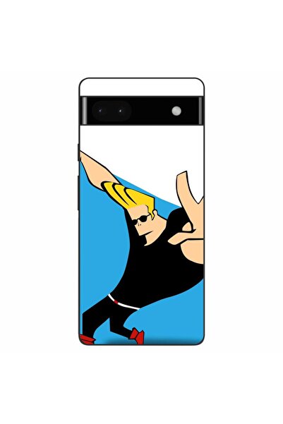 OEM Калъф, съвместим с Google Pixel 6A, силиконов гел TPU, модел Джони Браво