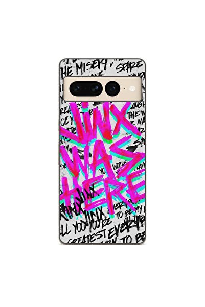 OEM Husa compatibila cu Google Pixel 7 Pro Silicon Gel Tpu Model Jinx Was Here