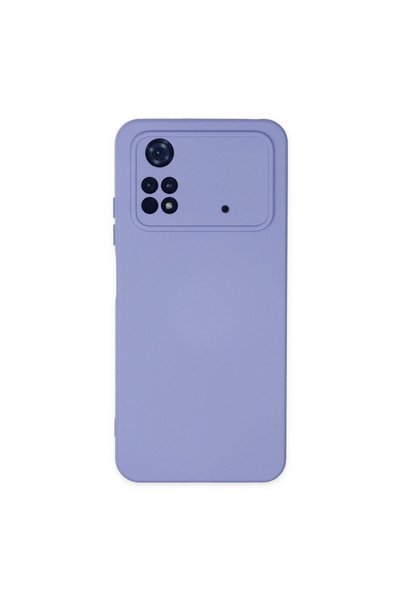 OEM Xiaomi poco m4 pro 4g case nano inner velvet silicone - purple