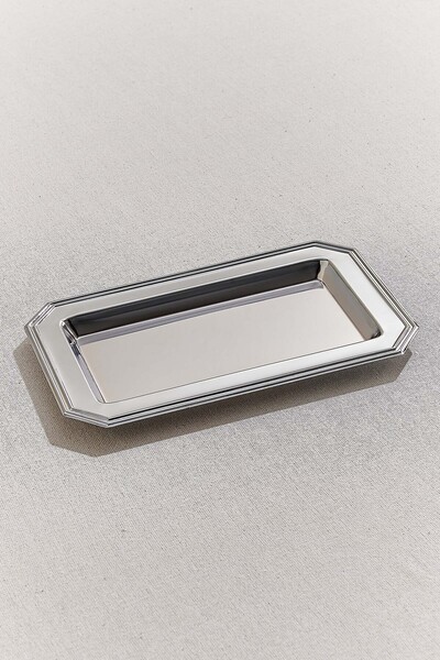 Paşabahçe Octagon Metal Tepsi Dikdörtgen