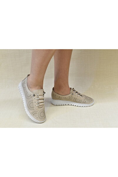 Kesim Shoes 100% Genuine Leather Soft Sole Comfortable Women's Casual Sports ...