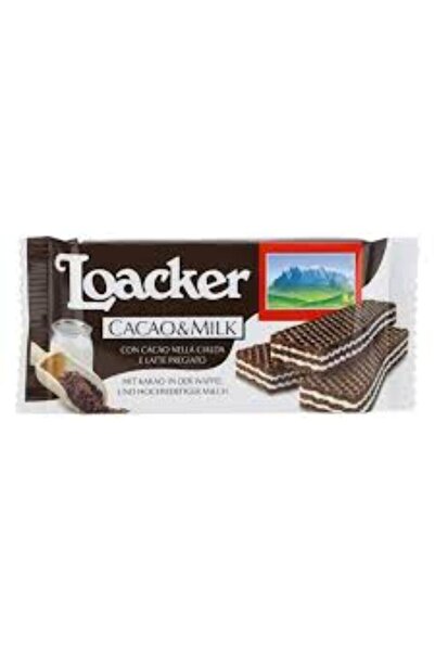 Loacker كاكاو + حليب 25 × 45 جرام