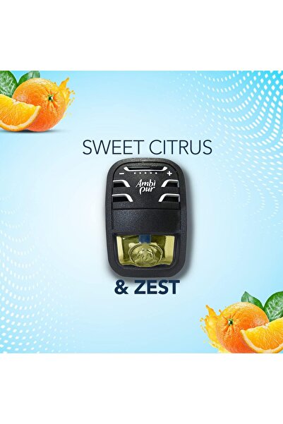 Ambi Pur Car Air Freshener Refill - Sweet Citrus and Zest, 7.5 ml