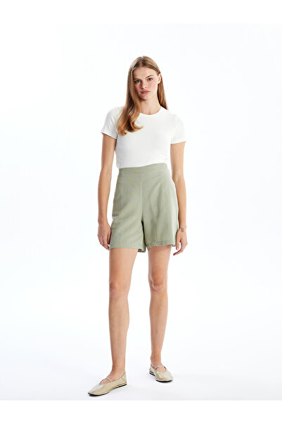 LC Waikiki Nevavm Women's Shorts with Elastic Waist