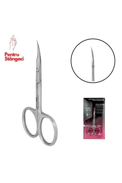 STALEKS Professional cuticle nippers for left-handed users, Expert, 18 mm