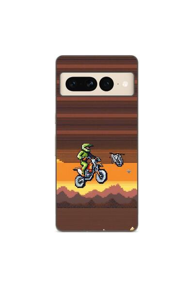 OEM Θήκη συμβατή με Google Pixel 8 Pro Σιλικόνης Gel TPU με σχέδιο Pixel Art ...